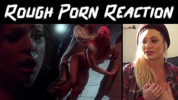 Girl reacts to rough sex honest porn reaction