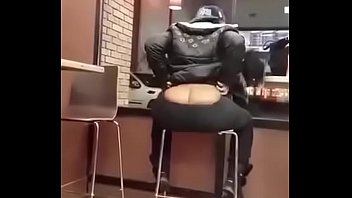 Sexy girl shaking her ass buttcrack