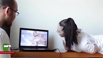 They get horny watching porn movies san224