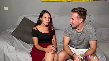 21 years old inexperienced couple loves porn an