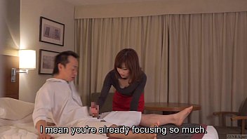 Subtitled cfnm japanese hotel milf massage lead