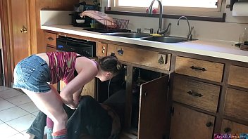 Lucky plumber fucked by teen erin electra