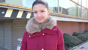 German scout teen gina bei strassen casting a