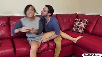 Cute asian fucks bf and then squirts