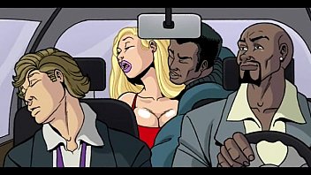 Interracial cartoon video