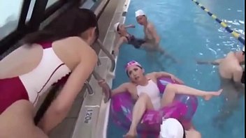 Japanese mom and son swimming school full link 