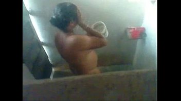 Tamil mami bath