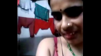 Old maid with video chat