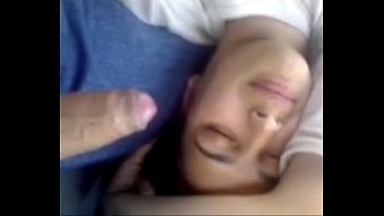 Hot gf sucking dick at park in car