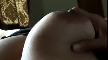 Hot milf getting her boobs fondled by young boy