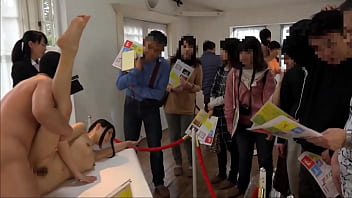 Fucking japanese teens at the art show